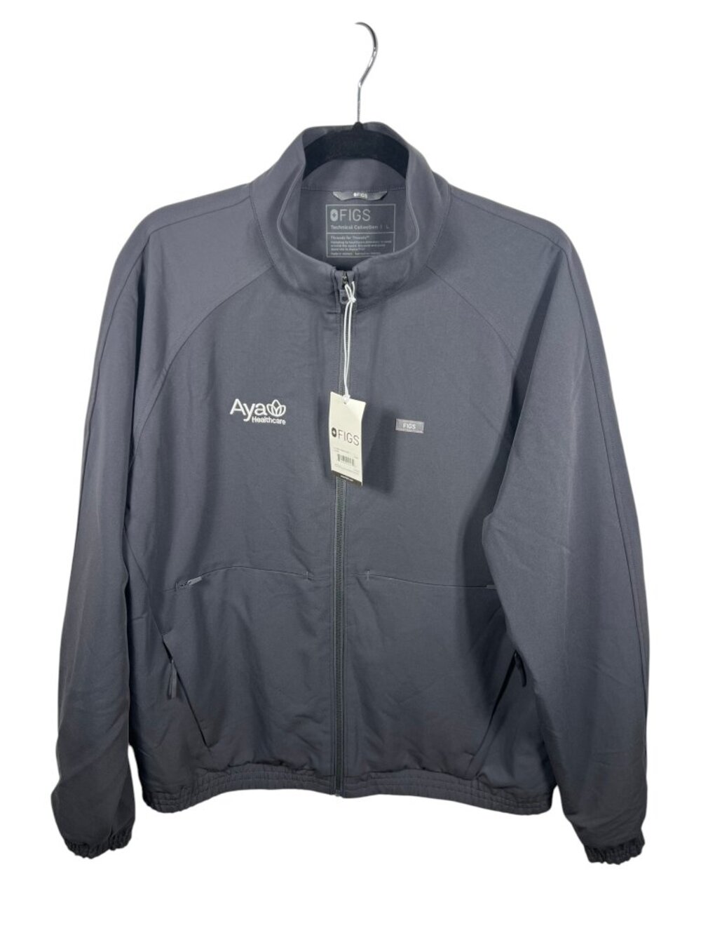 Figs Jacket Mens Large Cobaki Scrub Jacket Full Zip Stretch Technical Collection